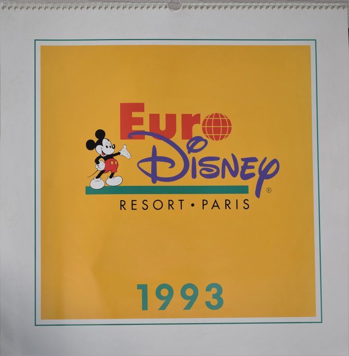 Euro Disney Resort - Groot Formaat Jaarkalender - (1993)