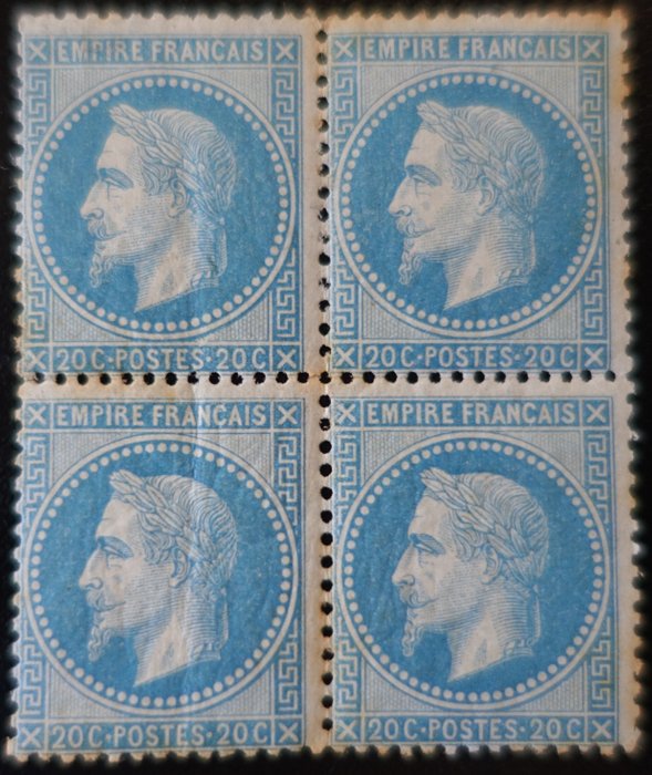 Frankrijk - Napoleon, No. 29B, block of 4, mint ** / *, original gum. Value: €1450
