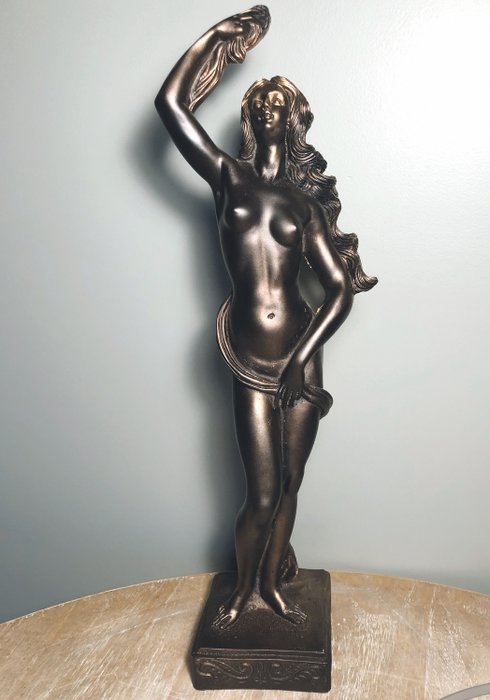 Bellissima statua - La Nascita della Venere di Botticelli - 48 cm - Resina/Poliestere