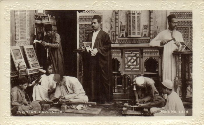 Égypte - Types ethniques - impliquant des éleveurs de chameaux, des femmes voilées et des professions - Cartes postales (Collection de 58) - 1900-1950