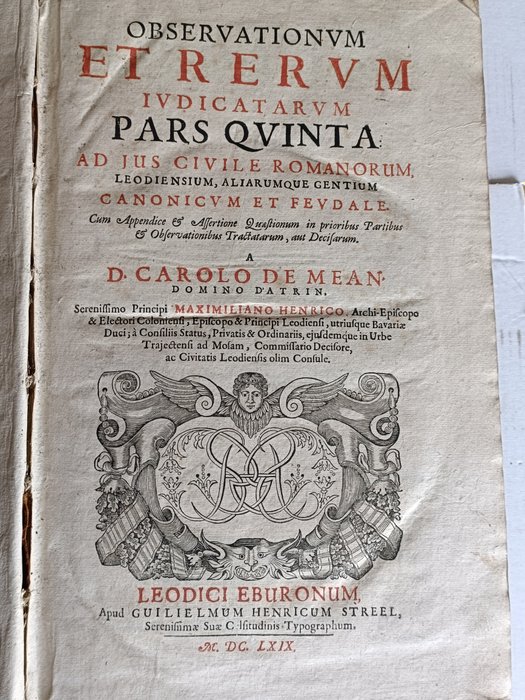 Charles de Mean - Observationum et Rerum Iudicatarum - 1668/1678