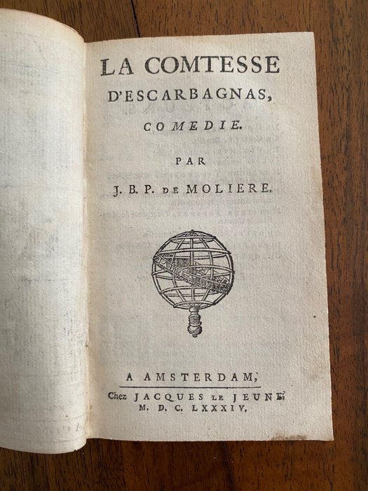 Molière - La Comtesse d'Escarbagnas - 1684