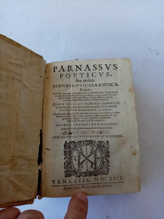 Nomexy, Nicolas - Parnassus poeticus, seu potius Parnassofficina poetica - 1629