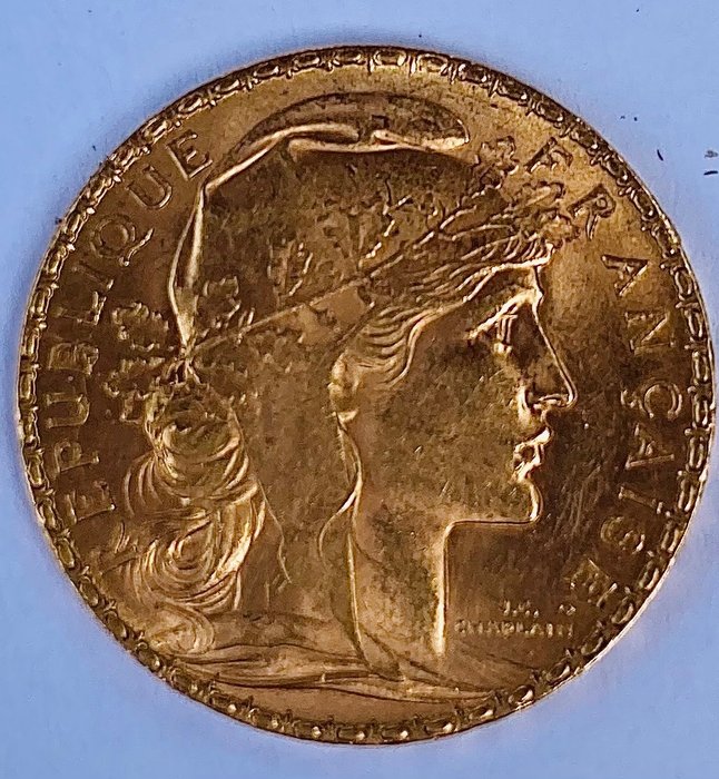 France. 20 Francs 1907 Marianne