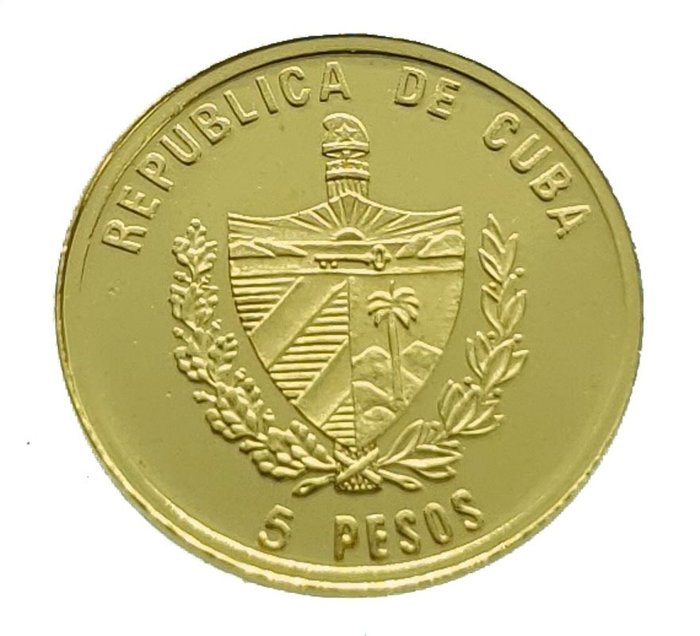 Cuba. 5 Pesos 2005 Lighthouse Alexandria
