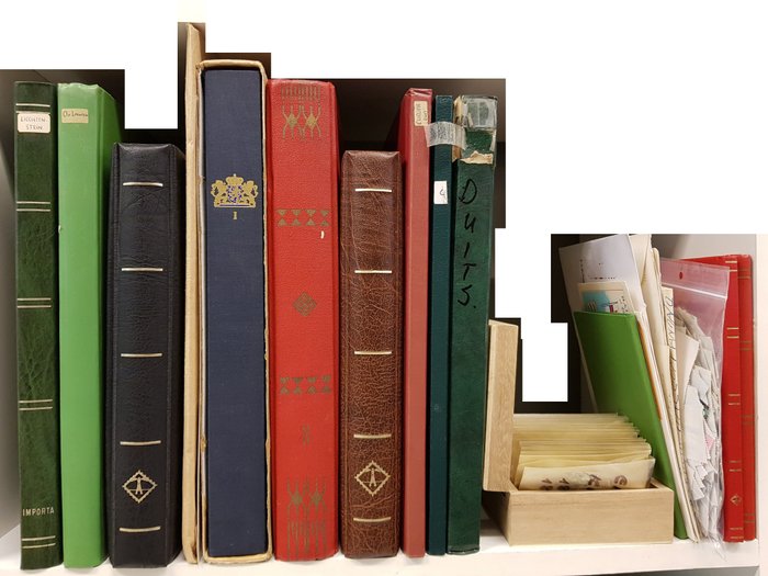 World - Collection in six stock books, in three albums and loose
