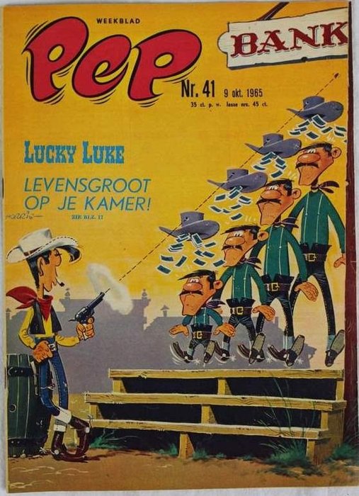 Pep - Complete jaargang 1965 + bijlagen - met o.a. Kuifje, Asterix, Michel Vaillant, Rik Ringers, Lucky Luke etc. - Agrafé - EO - (1965)