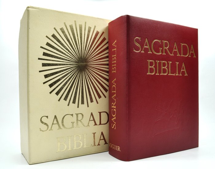 Salvador Dalí (after) - "Sagrada Biblia" 1973 (La grande Bibbia di Dalí) - Surrealista - Bibbia con custodia