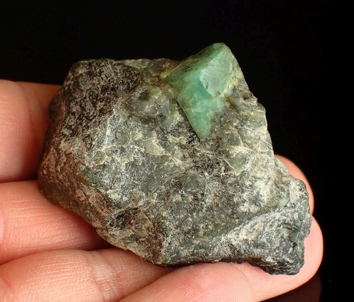 Cristallo di smeraldo su Matrix - Nessun prezzo di riserva! - 55×40×35 mm - 74 g