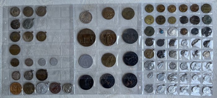 Welt. Münzen, Medaillen und Jetons aus verschiedenen Ländern. 19-20 Jahrhundert