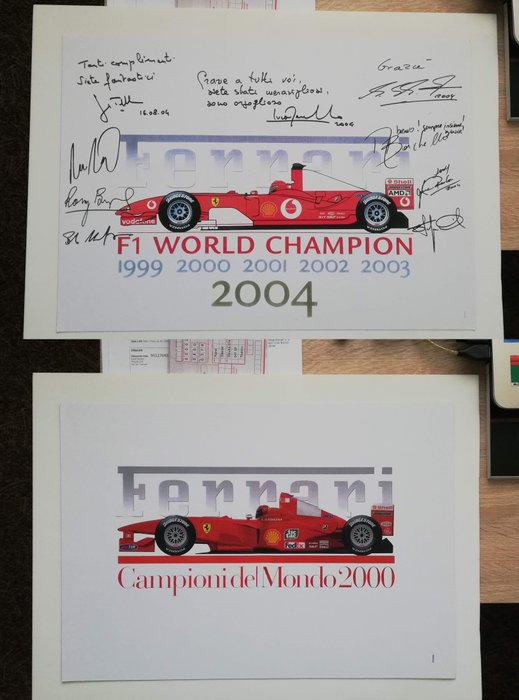Quadro/opera d’arte - Ferrari F2000 F1 / F2000 F1 - Ferrari - 1990-2000