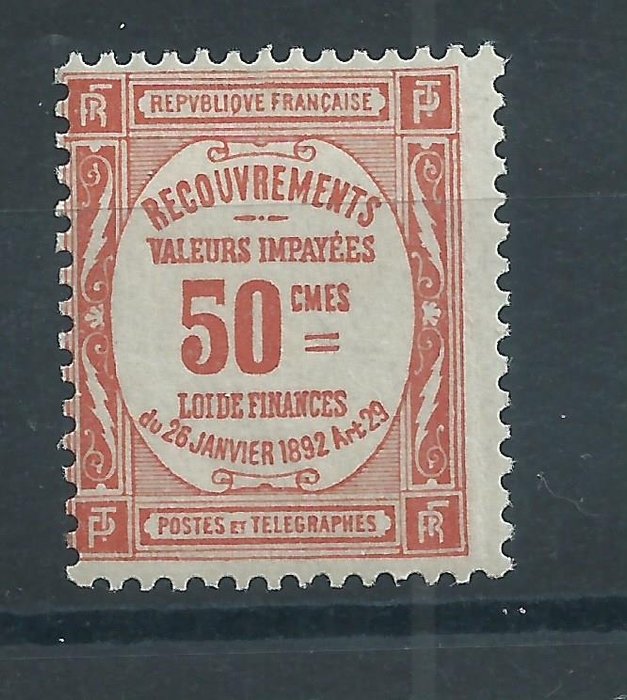 Frankreich 1908 - Yvert & Tellier postage due N°47