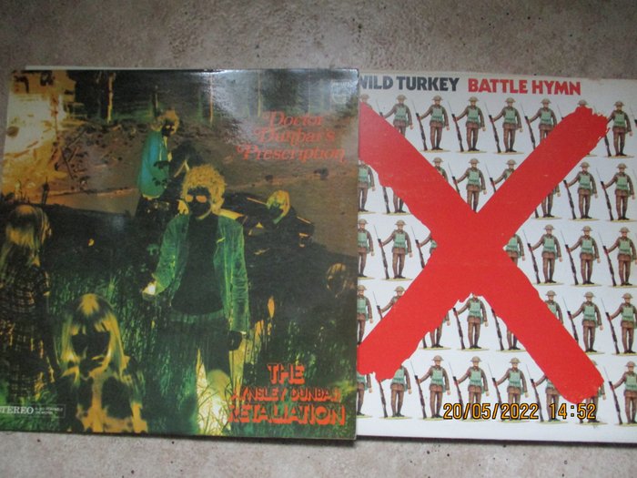 The Aynsley Dunbar Retaliation, Wild Turkey - Rare Bluesrock,  Classic Rock - Diverse titels - LP's - Diverse persingen (zie de beschrijving) - 1969/1971