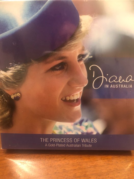 Australia. Diana in Australia: The Princess of Wales Gold-Plated set 2022
