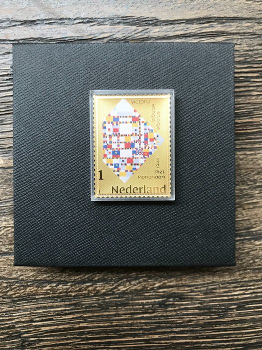 Netherlands 2022 - Mondriaan golden stamp