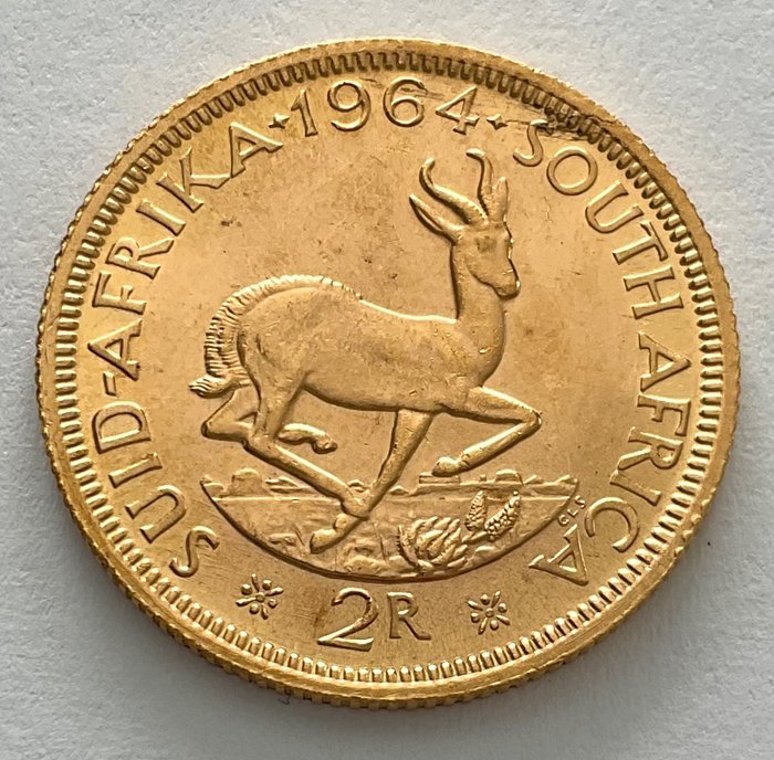 Afrique du Sud. 2 Rand 1964 - Springbok