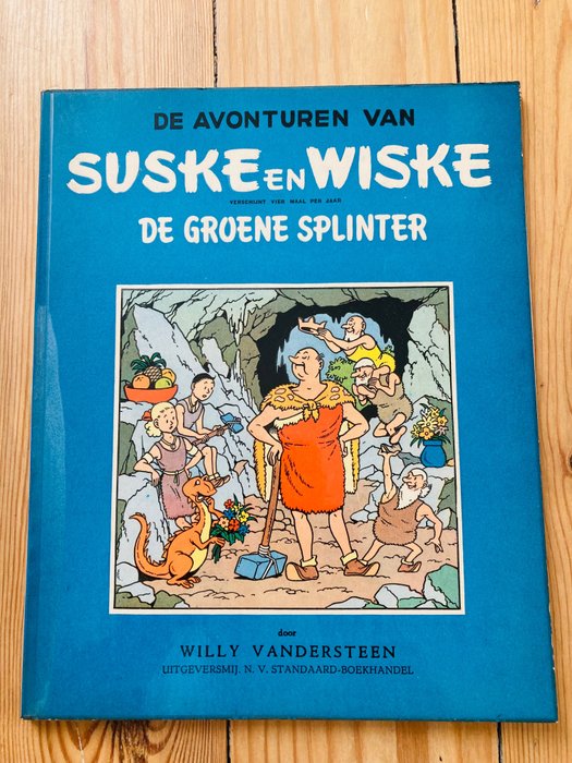 Suske en Wiske BR-07 - De groene splinter - Softcover - Eerste druk - (1957)