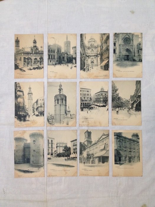 Espagne - Ville et paysages - Cartes postales (Collection de 182) - 1901