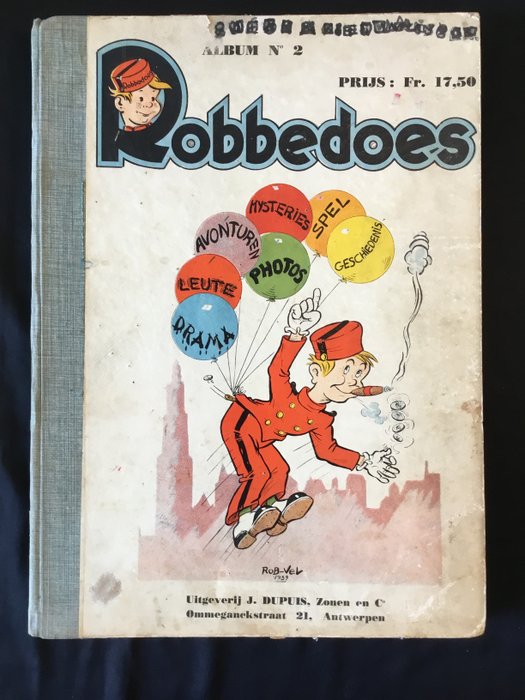 Robbedoes (magazine) - Robbedoes Album N° 2 - Cartonné - EO - (1939)