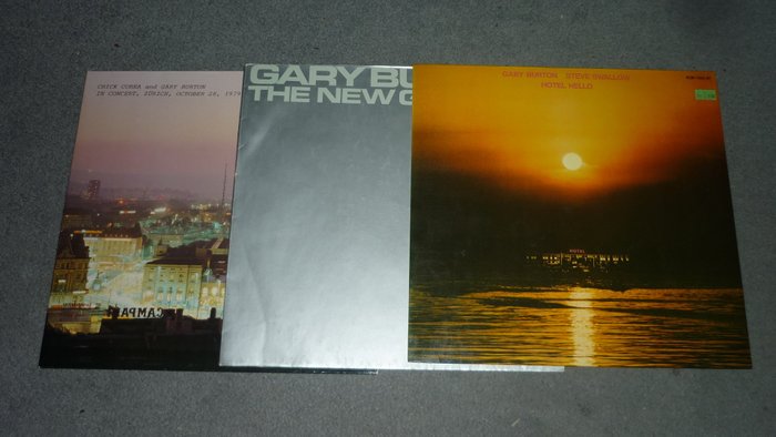 Gary Burton, Chick Corea, Steve Swallow - 3 fantastic Jazz albums (1st Presses on famous ECM label) - Diverse titels - 2xLP Album (dubbel album), LP's - 1ste persing - 1973/1980