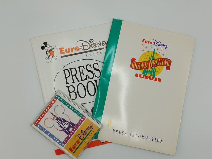 Euro Disney Resort - Presskit + Audiokit + Grand Opening Kit - Inauguration (1992)