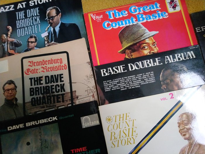 Count Basie, Dave Brubeck, Erroll Garner - 8 Albums - No Reserve Price - Diverse titels - 2xLP Album (dubbel album), LP's - Verschillende persingen - 1959/1972