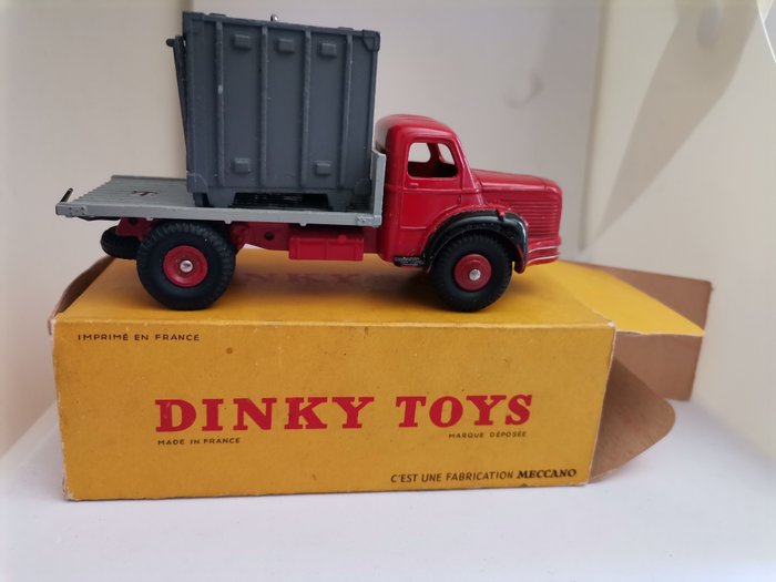Dinky Toys - 1:43 - Plateau Berlier avec Conteneur 34B