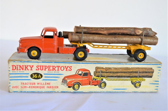 Dinky Toys - 1:55 - Tracteur Willeme avec Semi Remorque Fardier
