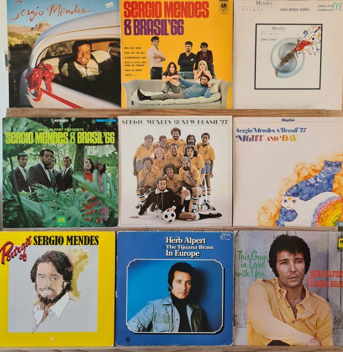 Sergio Mendes, Herb Alpert - Jazz & Bossa Nova - Diverse titels - 2xLP Album (dubbel album), LP's - Verschillende persingen - 1967/1984