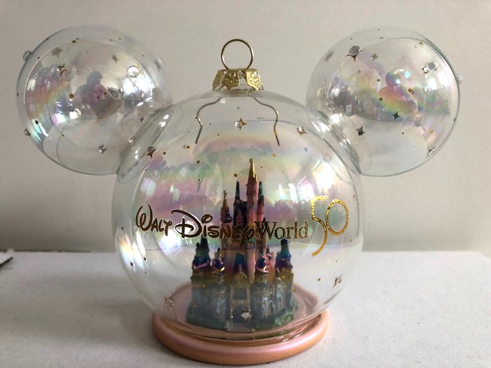 Walt Disney World - Christmas Globe - 50th Anniversary - Castle