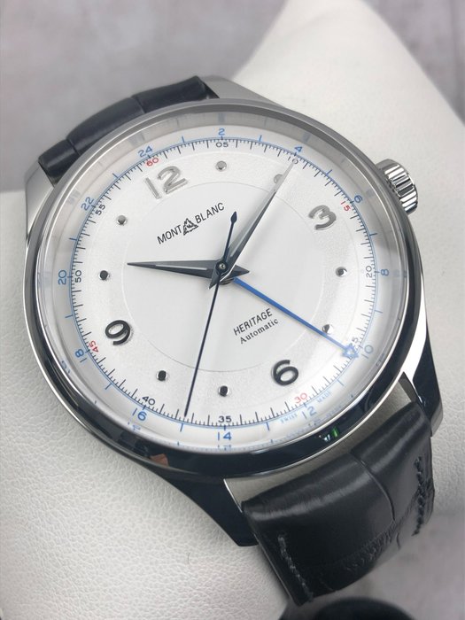 Image 2 of Montblanc - Heritage GMT Automatic - 119948 - Men - 2011-present