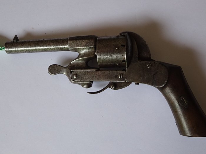 Francia - 1870 - JAVELLE - lefaucheux type - Percussione a spillo (Lefaucheux) - Revolver - 7mm Cal