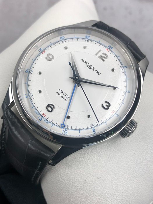 Image 3 of Montblanc - Heritage GMT Automatic - 119948 - Men - 2011-present