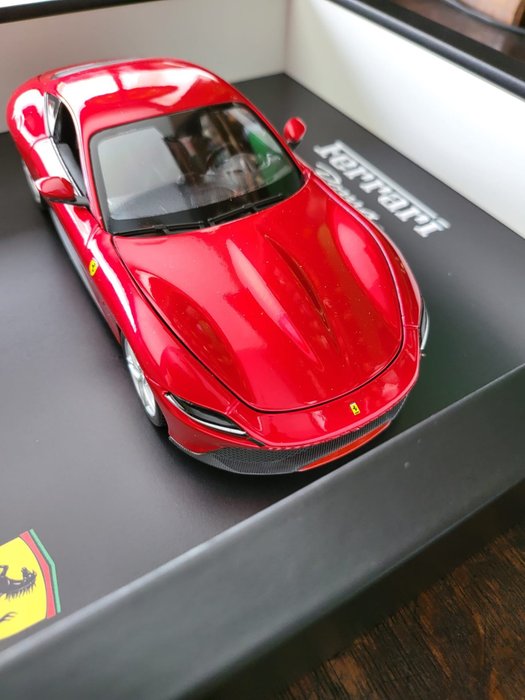 Image 2 of Decorative object - 3D Framed Ferrari Roma - Wheels in Frame