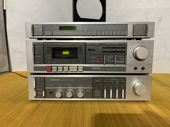 Pioneer - SA-550 - CT-350 -TX-950L - No Reserve - Amplificatore integrato, Registratore a Cassette, Sintonizzatore