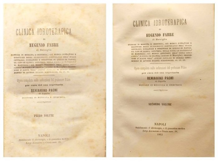 Eugene Fabre - Clinica idroterapica - 1863