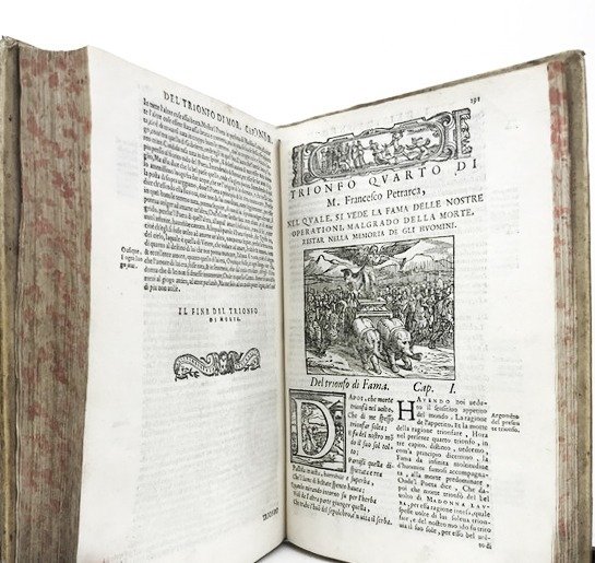Petrarca - Il Petrarca con l'espositione di M. Alessandro Vellutello - 1563