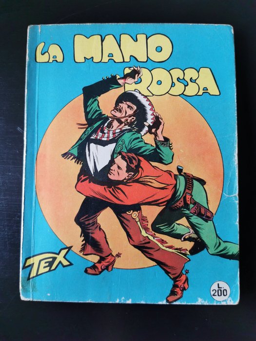 Tex n. 1 - "La mano rossa" I ed. non censurato Aut. 478, Nel Bellissimo - Softcover - Eerste druk - (1958)