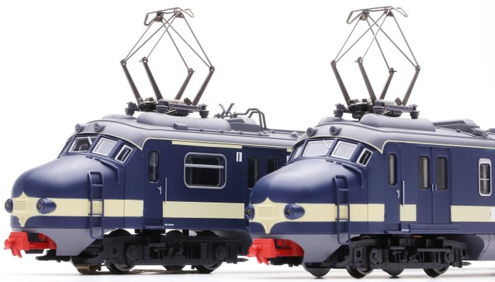 Piko H0 - 57370 - Train unit - Two-piece electric train set Mat '57, Benelux Hondekop - SNCB NMBS