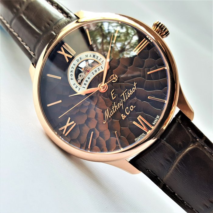 Preview of the first image of Mathey-Tissot - Automatic Open Heart - Limited Edition * nr. 1 - 200 *- Peseux P225 - Gift Set - Me.