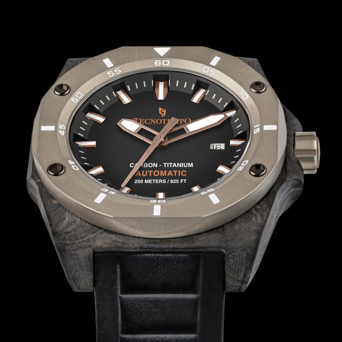 Tecnotempo® - Forged Carbon & Titanium - Automatic Swiss Movt - TT.250.ACTN - 男士 - 2011至今