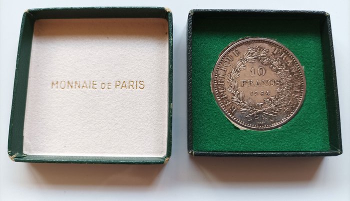 France. 10 Francs 'Hercule' Essai 1964