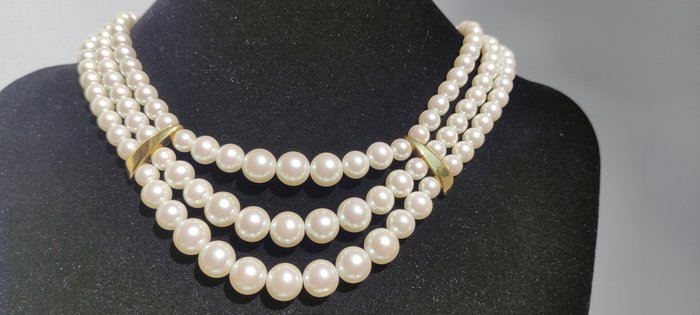 Other brand - Napier vintage chic  simulated pearl choker Jacky Kennedy style - Collana