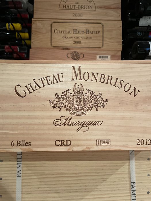 2013 Château Monbrison - Margaux - 6 Garrafas (0,75 L)