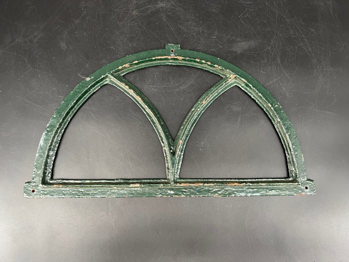Preview of the first image of Authentic Dutch farmhouse stable window - Iron (cast) - Early 20th century.