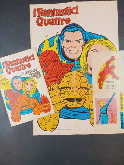 Fantastici Quattro n. 1 - L'Uomo Talpa - Con Gadgets - Spillato - Prima edizione - (1971)