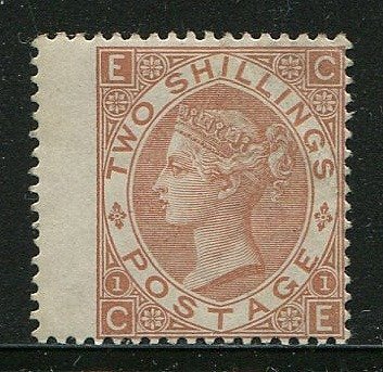 Grande Bretagne 1880 - 2 shilling brown UNMOUNTED MINT