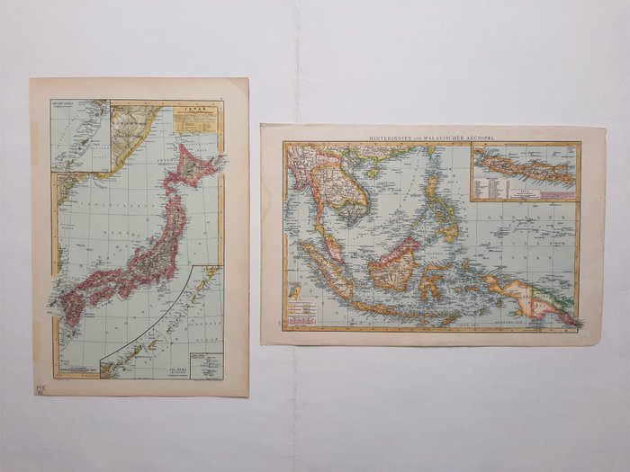 Asia orientale, Thailand, Vietnam, Indonesië, Japan; A. Hartleben - ca. 1870