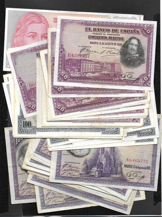 World - 80 banknotes - Various dates - including duplicates