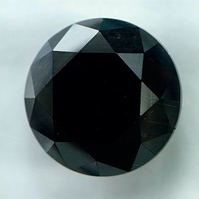 Diamante - 3.44 ct - Brillante - Black - N/A